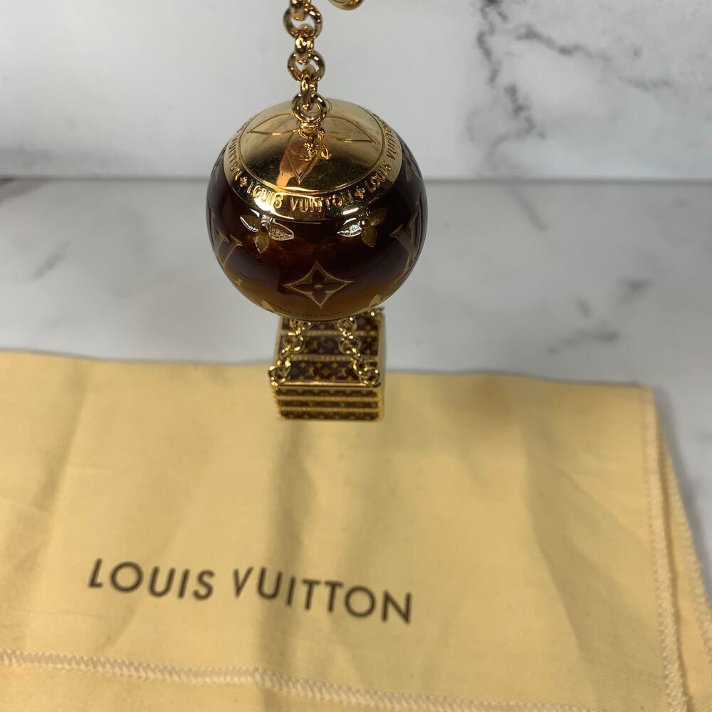 Louis Vuitton Montgolfiere Charm Hot Air Balloon Trunk Bag Keychain LV Monogram - Picture 10 of 16